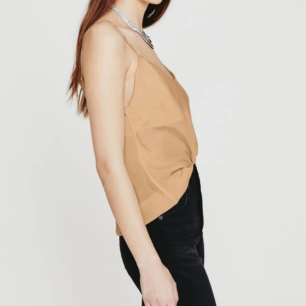 AG Adriano Goldschmied Tan Camisole Top - Picture 3 of 9